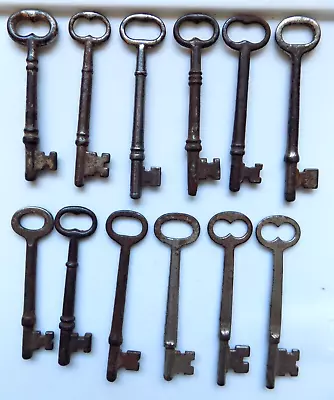 Lot Of 12 Vintage Skeleton Keys • $24.88