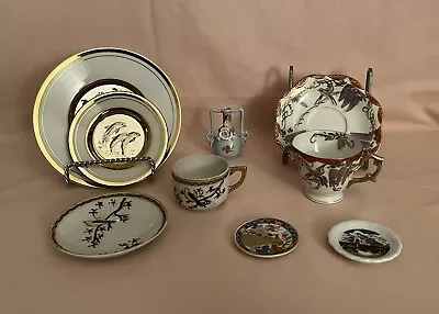 Lot Of Miniature Porcelain Cups And Saucers Occ Japan Chokin • $0.99