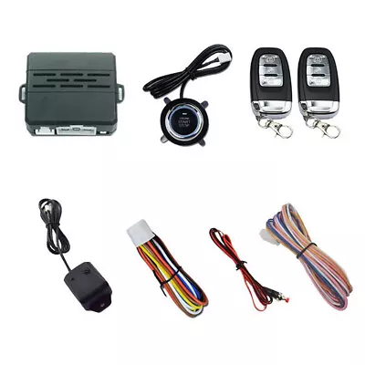 Car Keyless Entry Starter Alarm System Engine Start Ignition Switch Push Button • £38.70