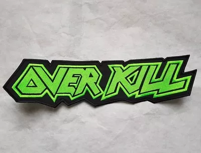 OVERKILL Embroidered BACK PATCH Big Patch Thrash Metal Exodus Backpatch Megadeth • $16.99