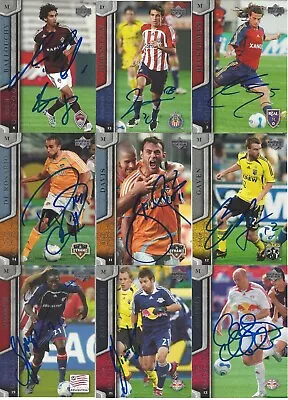 Autograph Signed 2007 Upper Deck Mls Soccer Cards *you Pick* *complete Your Set* • $3