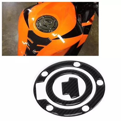 Real Carbon Fiber Gas Tank Fuel Cap Cover Protector Pad For Yamaha YZF R1/R6/FZ • $8.98