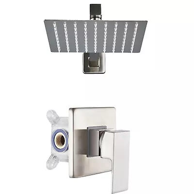 Shower Faucet Set With Valve Complete Shower System Fixtures Combo Kit Mixer Tap • $55