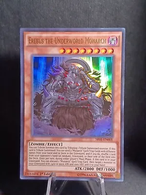 Yu-Gi-Oh! TCG Erebus The Underworld Monarch Structure Deck: Emperor Of Darkness… • $3.50