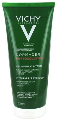 Vichy Normaderm Phytosolution Intense Purifying Gel 200ml Acne-Prone Skin • $22.50