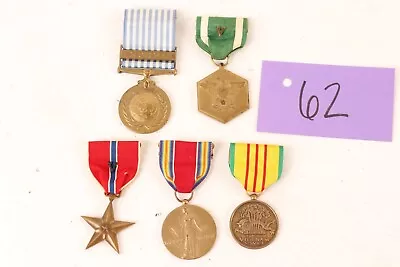 $95 • Buy Collection Of WW2- Vietnam US Medals Bronze Star, Victory Medal