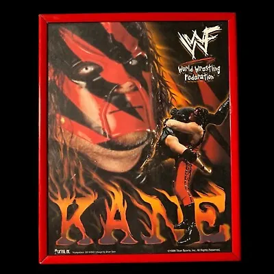 1998 KANE WWF Wrestler Rare Red Boarder Vintage Titan Sports (8x10) Framed • $24.99