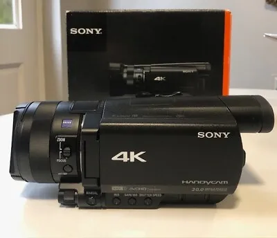 SONY FDR-AX100E Handycam. 4K Ultra HD. Boxed. Excellent Condition. Barely Used.  • £950