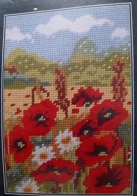 Anchor Needlepoint Tapestry Kit - Poppy Field • £5