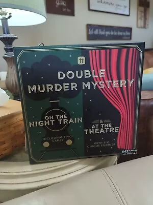 Talking Tables Double Murder Mystery Bundle On The Train At The Theatre New  • $28