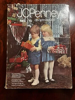 Vtg 1981 JC Penney Christmas Wish Book Catalog Clothes/Toys/Home Decor • $62
