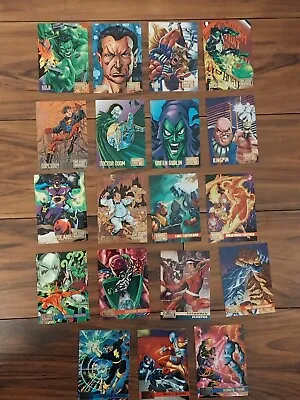 1995 Fleer Skybox Marvel Vs DC Base Set LOT OF 19 Cards Thanos Darkseid • $6.99