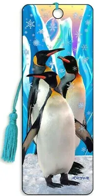 3D BOOKMARK Emperor Penguin Gift X Kids Her Novelty Animal Lover Souvenir Gifts • £3.99