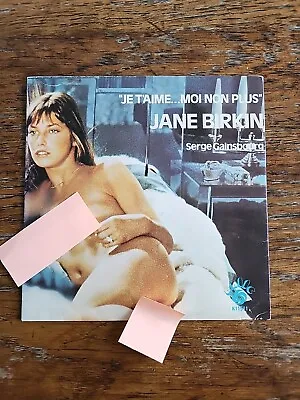 Je T'aime...Moi Non Plus- Jane Birkin & Serge Gainsbourg 7  Vinyl Rare Cover • £14.95