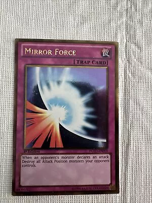 Mirror Force PGLD-EN059 1st Edition Gold Rare NEAR MINT • $3