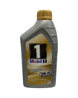 Mobil 1 FS 0W-40 Fully Synthetic Engine Oil 1L 1 Litre • £200