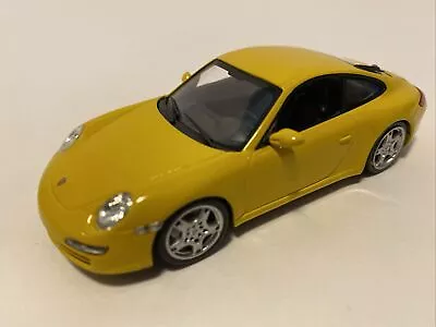 Minichamps Porsche 997/911 Carrera S Yellow 1:43 Dealer Ltd Ed WAP02011715 EX • $89