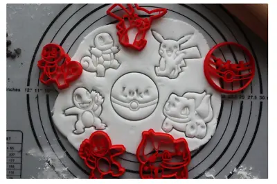 £4.99 • Buy Pokemon Various Cookie Pastry Biscuit Cutter Icing Fondant Baking Clay Kitchen
