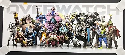 $16.54 • Buy Overwatch Characters Heroes Poster Video Game Art Pin-Up 2016 Blizzard Original