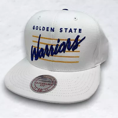 Golden State Warriors Mitchell & Ness Script Snapback • $28.20