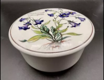 VILLEROY & BOCH Botanica Campanula Rotundifolia Bellflowers Trinket Jewelry Box • $12.99