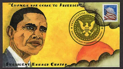 2009 1st Obama-Biden Inauguration - Unknown-Maker WDC Inaugural CoverNR721 • $6.95