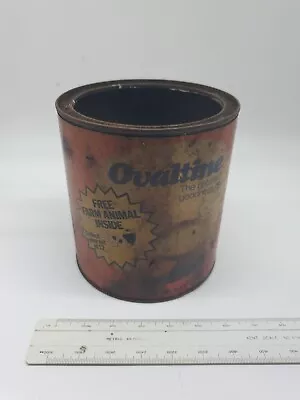 Vintage Retro Ovaltine Tin - 1 1/2 LB Pound Tin  • $9.95