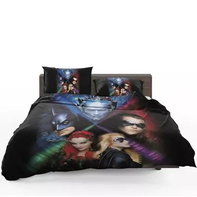 Batman & Robin In Justice League Movie Quilt Duvet Cover Set Kids • $63.99