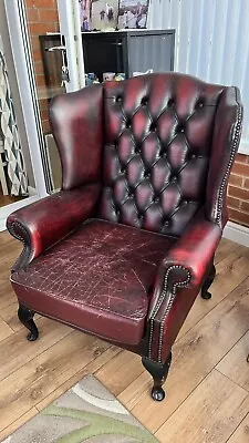 Chesterfield Chair Leather • £90