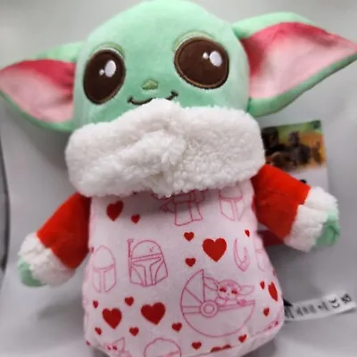 Star Wars Mandalorian Valentine's 8  Plush GROGU THE CHILD BABY YODA 2024 Gift • $24.99