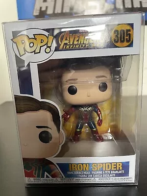 Marvel Funko Pop! Vinyl Figure Iron Spider Avengers Infinity War #305 • £9.99