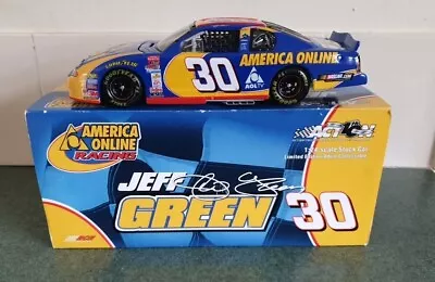 Action Models 1:24 Scale Diecast America Online Racing Jeff Green #30 Stock Car • £34.99