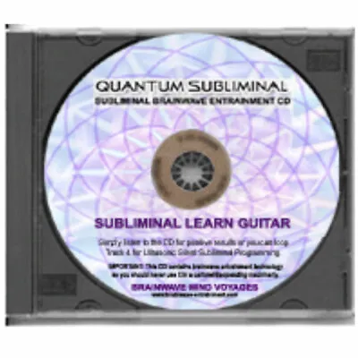 Subliminal Learn Guitar- Playing Guitarist Learning Aid • $11.99