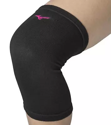 Mizuno Japan Volleyball Knee Pad Supporter Long V2MYA012 Black Pink • $16.99