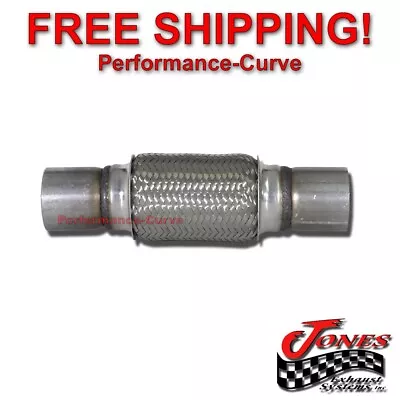 2  X 6  Exhaust Flex Pipe Tube Custom Heavy Duty Stainless Steel Triple Ply • $16.95