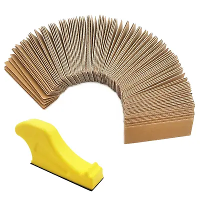 Micro Sander Kit 3.5” X 1” Mini Sander For Small Projects Hook & Loop 180 Grit  • $9.95