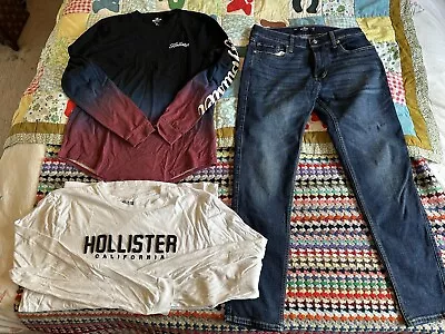 Teen Boys Hollister Clothes Bundle Size M  • £15