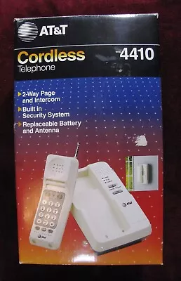 Vintage AT&T 4410 Cordless Phone (New Open Box) • $44.99
