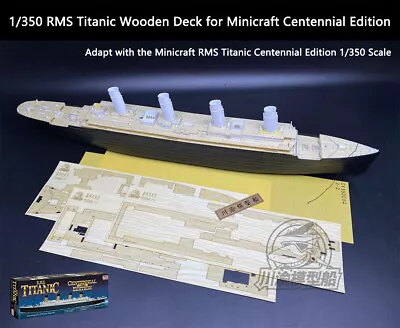 1/350 RMS Titanic Wooden Deck For Minicraft Centennial Edition 11318 • $29.99