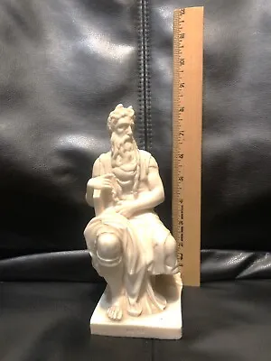 Moses Resin Sculpture Michelangelo Reproduction 8 1/4” Vintage • $29.99
