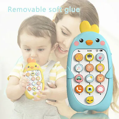 Baby Cell Phone Toy 6 To 12 Months Pretend Phones Toys Musical Toy For Gift • £5.21