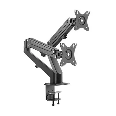 $45.99 • Buy Dual Arm Tv Lcd Monitor Desk Mount Bracket Articulating Swivel Gas Spring