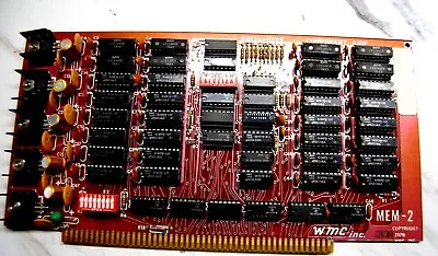 WMC MEM-2  Memory Board  S-100 • $129.99