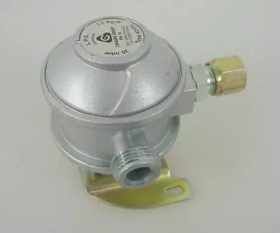 Caravan Motorhome Cavagna Fixed Gas Bulkhead Regulator 90° 10MM • £29.11