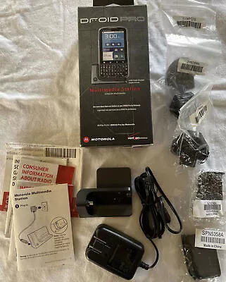 MOTOROLA MULTIMEDIA STATION FOR DROID PRO #MGTX27515 With Accessories • $15