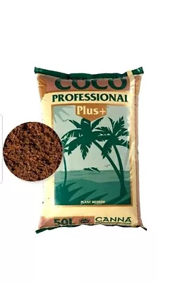 £22.99 • Buy Canna Coco Pro Plus 50 Litre Bag Professional + Coir Media, Medium Hydroponics
