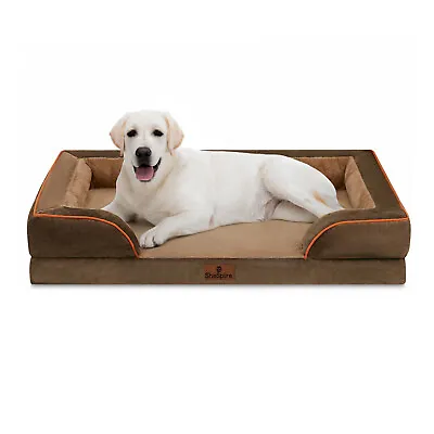Waterproof Orthopedic Foam Dog Bed Soft Pet Mat For Large Dog Durable Dog Sofa • $32.98
