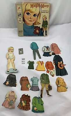 1966 Magic Mary Magnetic Paper Doll Milton Bradley In Good Cond FREE SHIPPING • $22.49