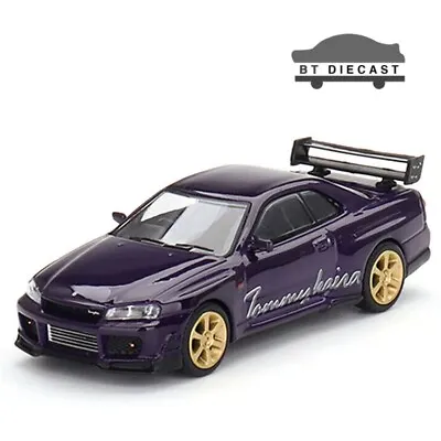 Mini Gt Nissan Gt-r R34 Tommykaira R-z 1/64 Midnight Purple Mgt00616 • $14.99