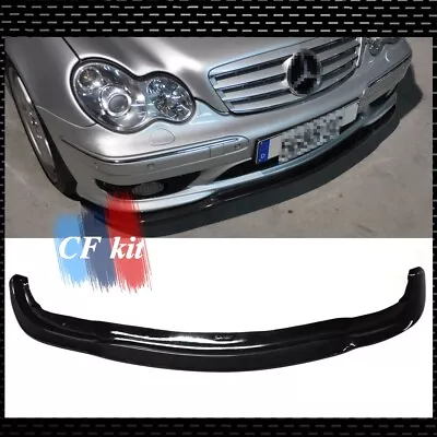 Carbon Fiber Front Bumper Lip Spoiler For Mercedes Benz W203 C200 C220 C250 C280 • $366.50